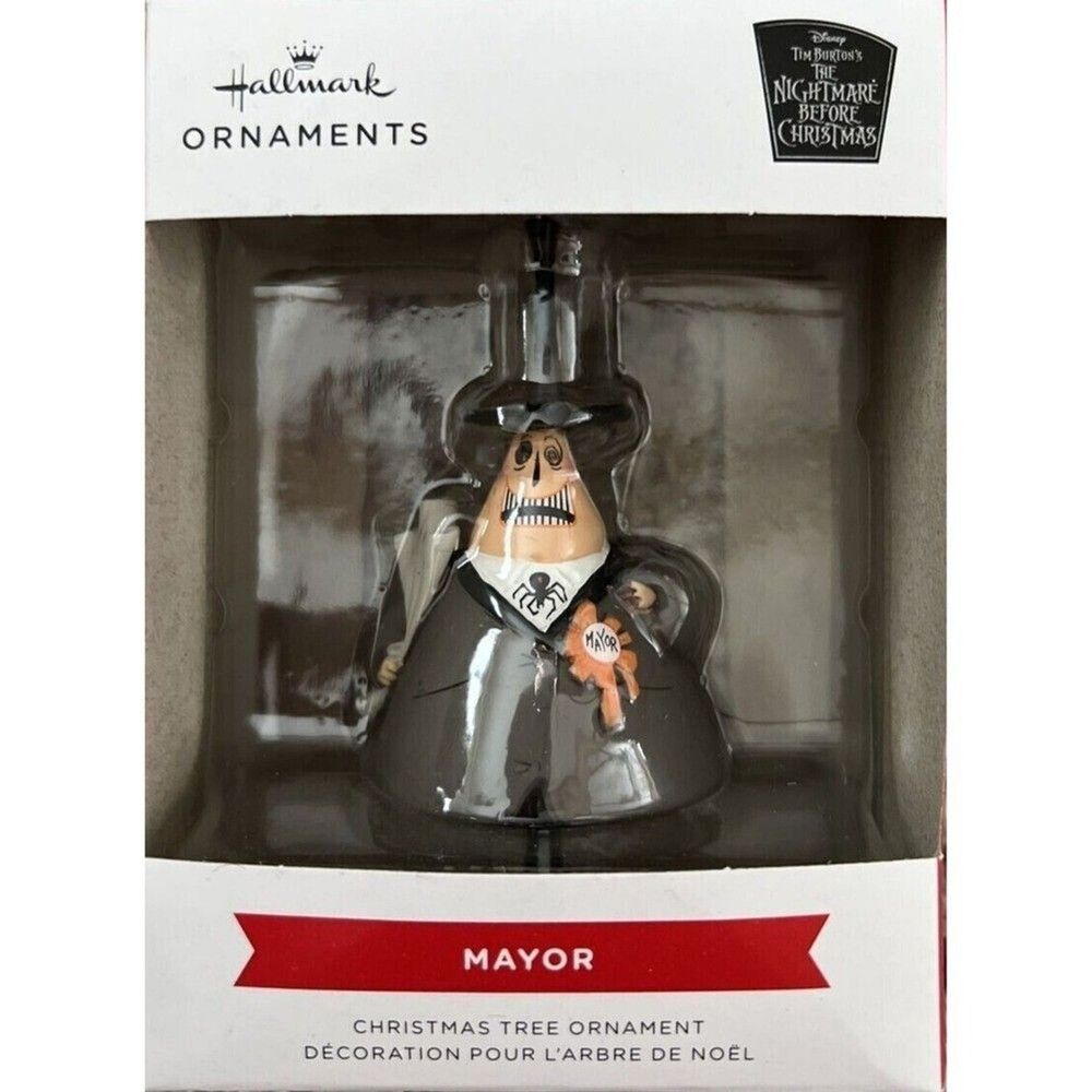 2022 Hallmark Disney Tim Burton Nightmare Before Christmas MAYOR Ornament NEW!